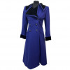 Manteau long vintage YSL violet T34