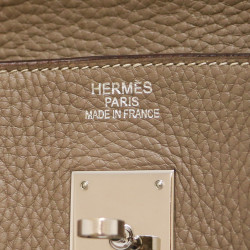 Birkin 35 HERMES taurillon étoupe