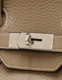 HERMES Birkin 35 étoupe Clémence young bull leather