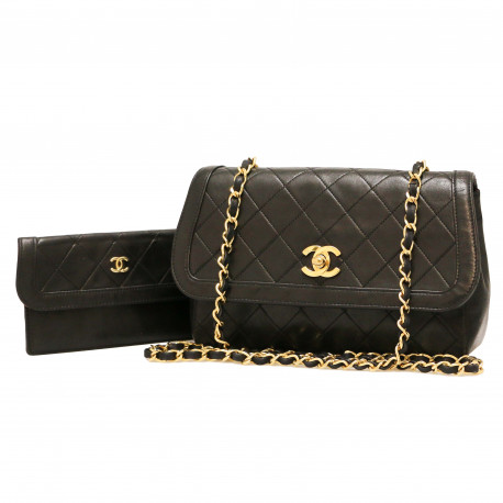 Sac vintage CHANEL fermoir Turnlock