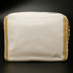 Grand Caméra vintage CHANEL blanc