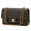 Sac Médium double flap CHANEL noir