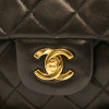 Sac Médium double flap CHANEL noir