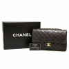 Sac Médium double flap CHANEL noir