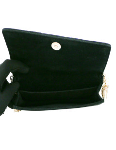 Mini sac CHRISTIAN DIOR velours noir