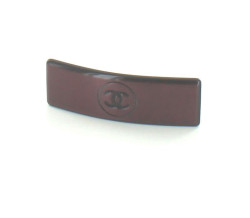 Barrette CHANEL prune