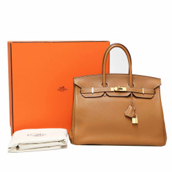 Sac Birkin Gold 35 HERMES togo