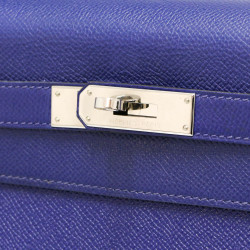 Sac Kelly II 32 HERMES Epsom sellier bleu electrique