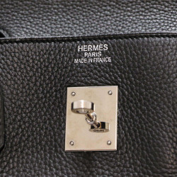 Birkin 40 HERMES taurillon clémence noir