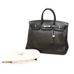 Birkin 40 HERMES taurillon clémence noir