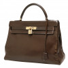 Kelly 32 HERMES box marron