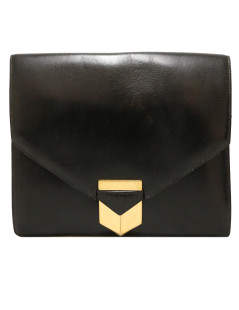 HERMES vintage Box leather clutch