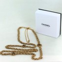 CHANEL braided chain necklace