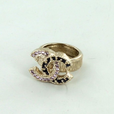 bague CHANEL t53 strass