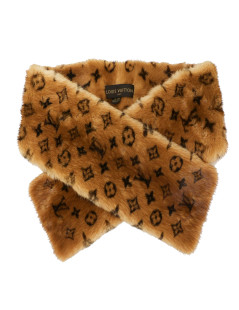 Echarpe LOUIS VUITTON vison Monogram