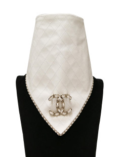 Bandana CHANEL cuir d'agneau