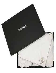 Bandana CHANEL cuir d'agneau