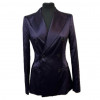 Veste croisée ETRO satin violet