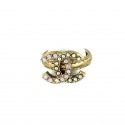 Ring CHANEL T 52 rose and pearls