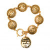 Bracelet vintage CHANELmédaillons CC