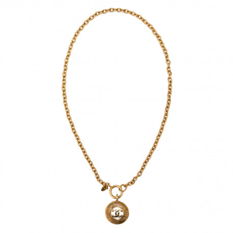 Collier CHANEL vintage pendentif