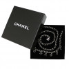 Ceinture CHANEL argent chaine entrelacée de cuir