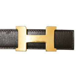 Ceinture T 65 HERMES réversible 