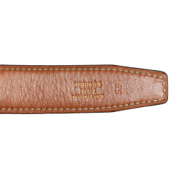 Ceinture T 65 HERMES réversible 