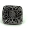 BROCHE CHANEL cabochon noir