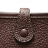 Mini Evelyne HERMES taurillon Marron Mahogany