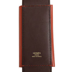 HERMES Boudoulière Kelly pocket T 85 rouge sellier