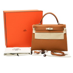 Sac Kelly II 32 HERMES sellier gold