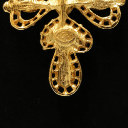 Collier CHRISTIAN LACROIX croix strass