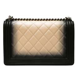 Sac Boy CHANEL cuir bicolore