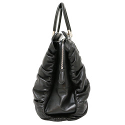 Sac CHRISTIAN cuir lisse noir