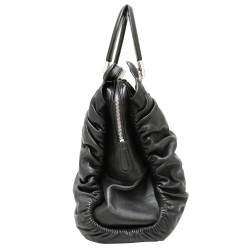 Sac CHRISTIAN cuir lisse noir