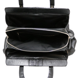 Sac CHRISTIAN cuir lisse noir