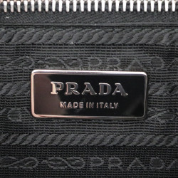 Sac PRADA cuir grainé noir