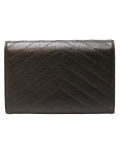 YSL SAINT LAURENT black wallet