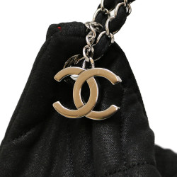 Sac CHANEL toile noir L A 