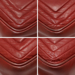 Sac Caméra rouge CHANEL vintage