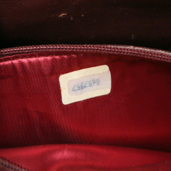 Sac Caméra rouge CHANEL vintage