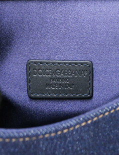 Mini sac DOLCE & GABBANA Sicily denim