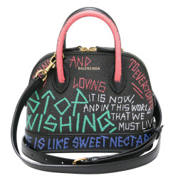 Sac BALENCIAGA Ville graffiti grainé XXXS