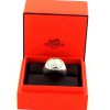 Bague HERMES armoiries H argent