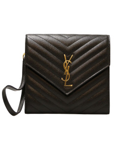 Pochette Cassandre YSL SAINT LAURENT cuir grainé