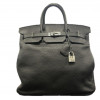 HAC 40 HERMES cuir Togo noir 