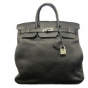 Sac HERMES HAC 40 cuir Togo noir