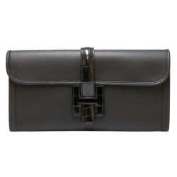 Pochette Jige HERMES swift et alligator