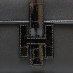 Pochette Jige HERMES swift et alligator